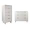 Manhattan Comfort Granville White 5-Drawer Tall Dresser and 3-Drawer Standard Dresser, Set of 2 GRAN011 - alternate 10